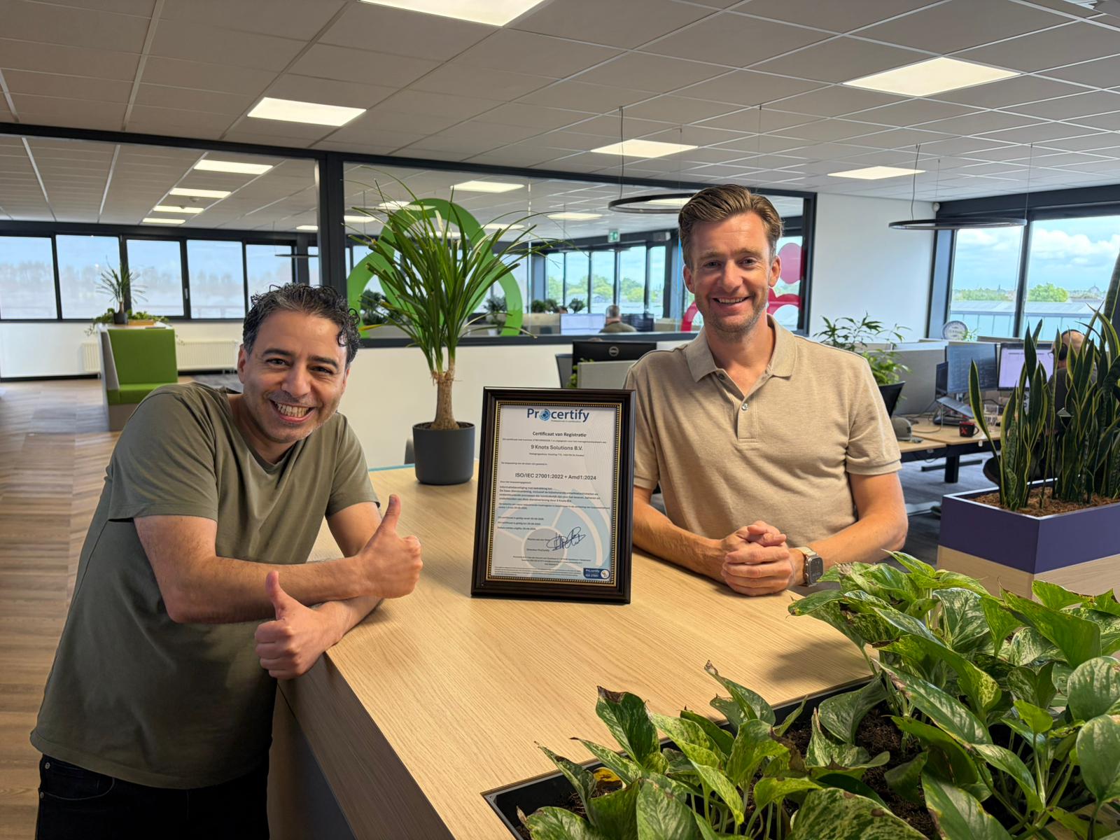9 Knots Solutions ISO 27001-gecertificeerd